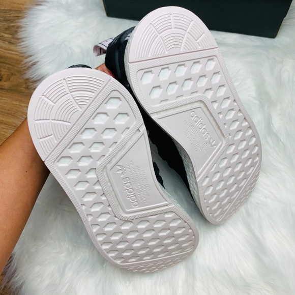 Adidas NMD R1 Core Black Orchid Tint - Picture 6 of 8